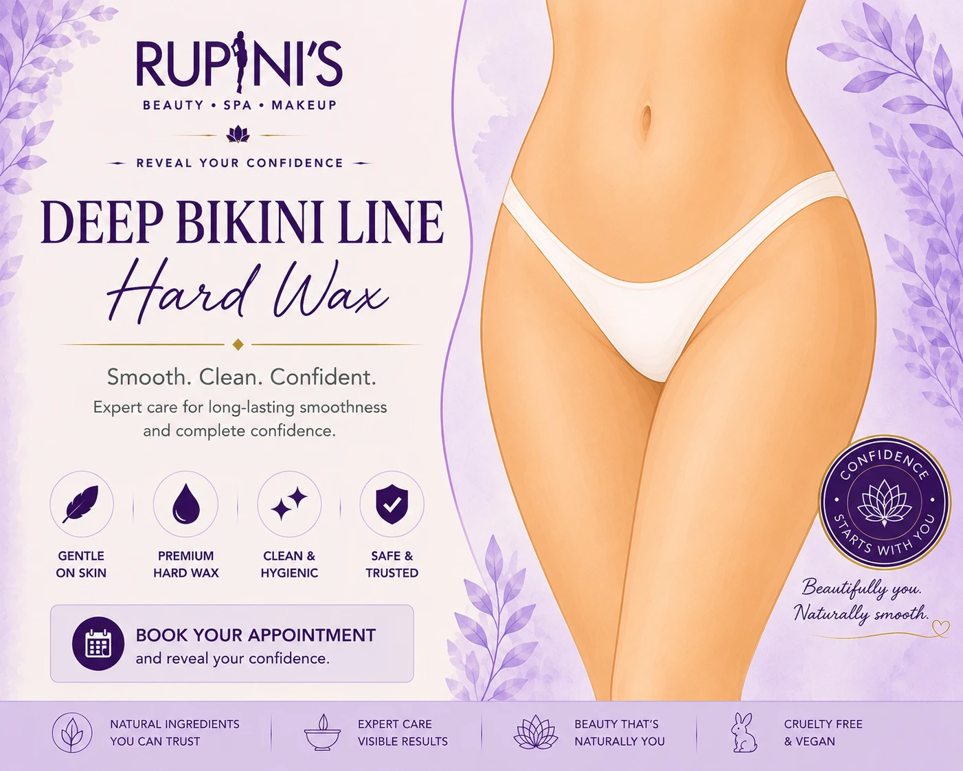 Deep Bikini Line Hard Wax