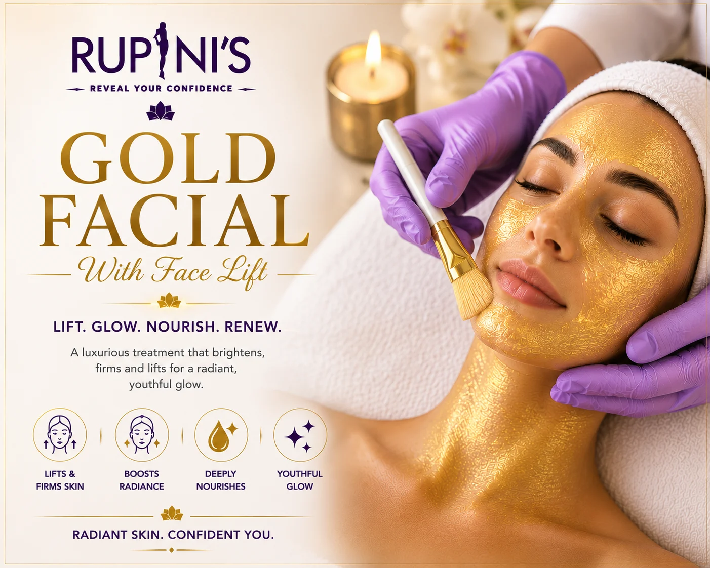 Gold Facial With Face Lift