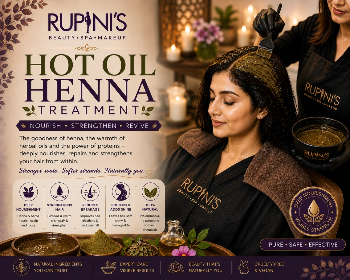 Hot Oil Henna Treatment