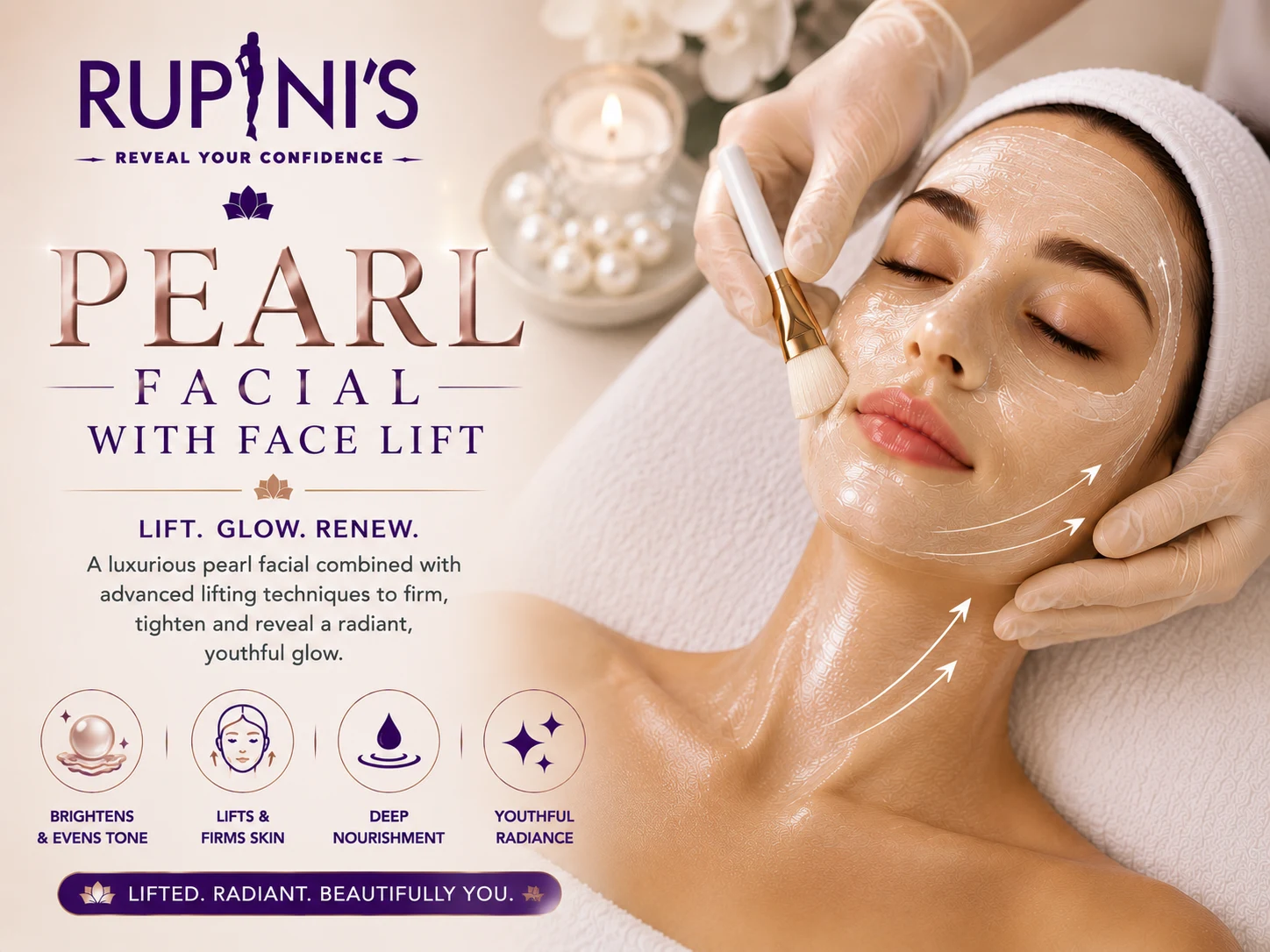 Pearl Facial With Face Lift