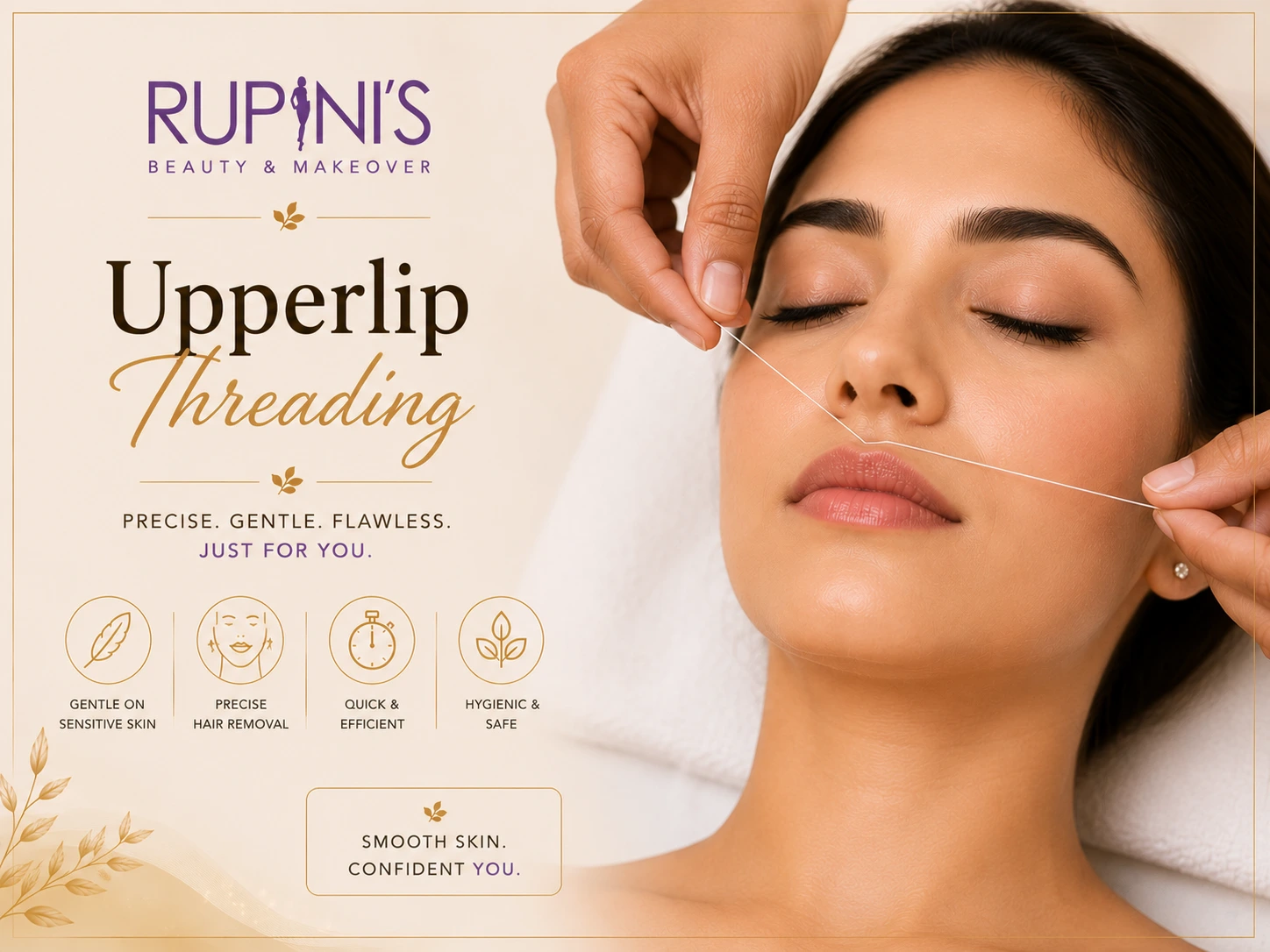 Upperlip Threading